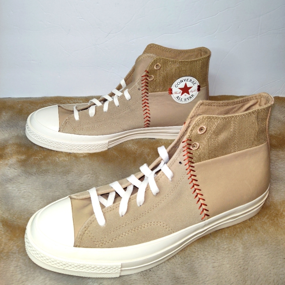 Converse Chuck 70 Crafted Mixed Material High Nomad Khaki Men's Sz 10